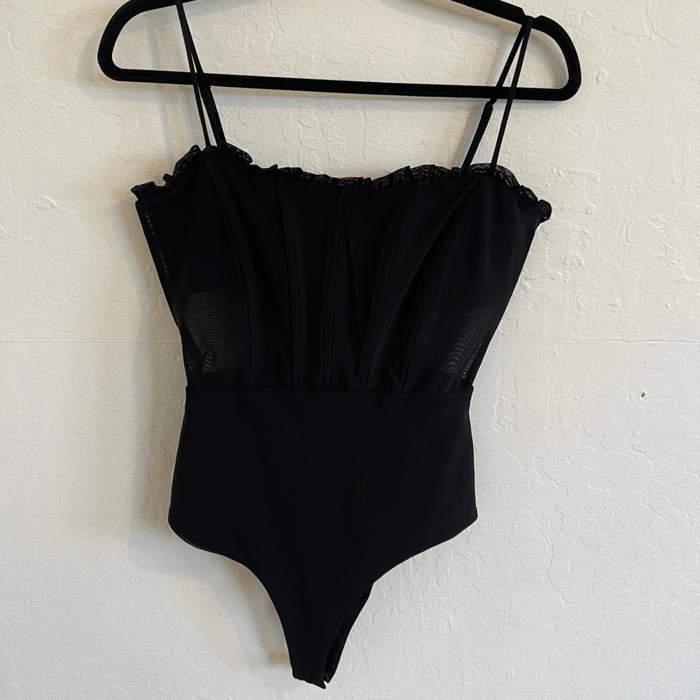 Princess Polly black corset bodysuit